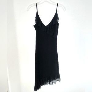 🖤VTG 90s black slip dress